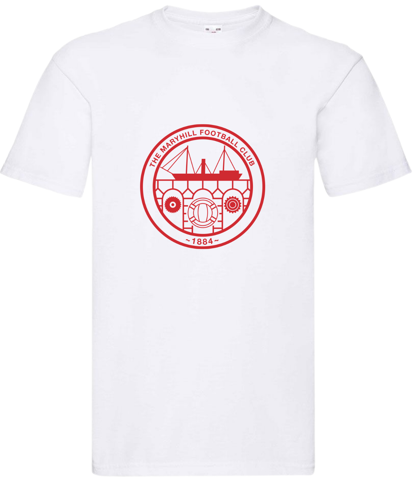 Maryhill FC Crest Tee - White
