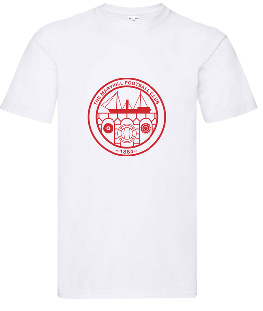 Maryhill FC Crest Tee - White