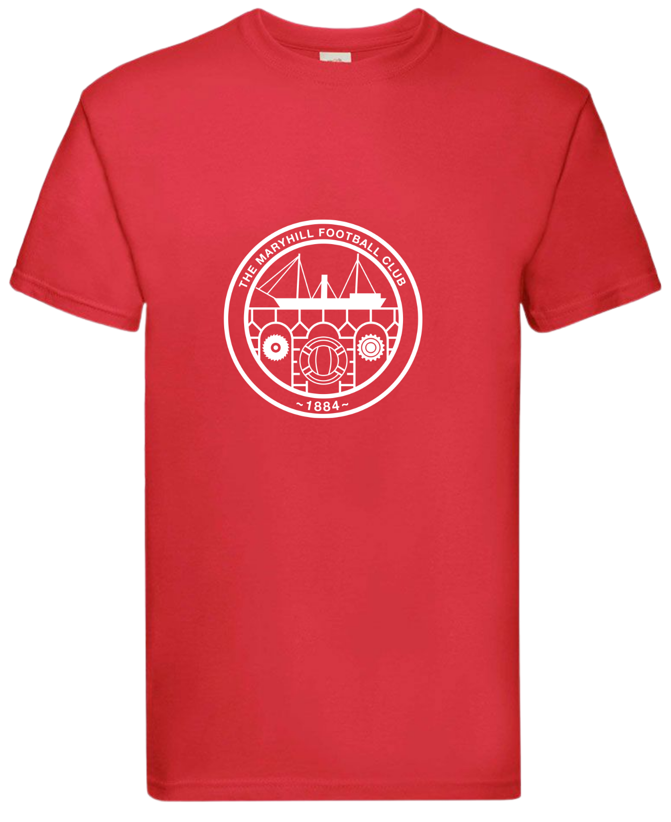 Maryhill FC Crest Tee - Red