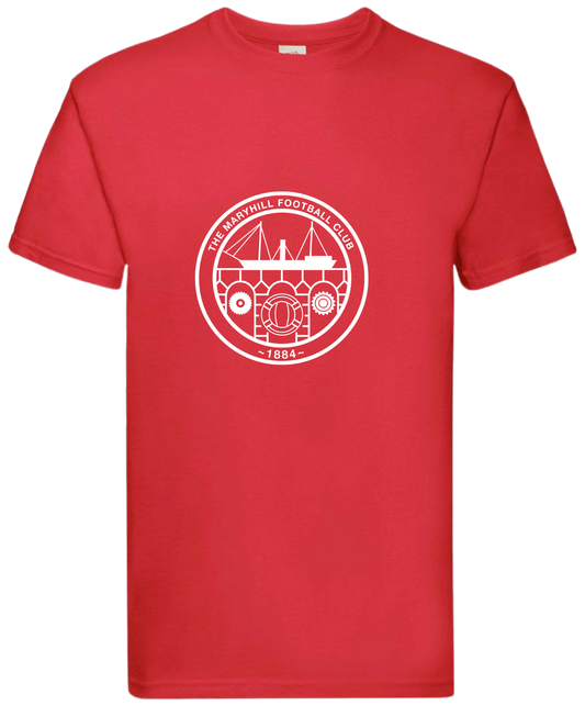 Maryhill FC Crest Tee - Red