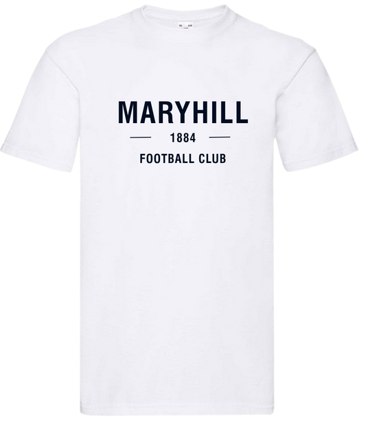 Maryhill FC 1884 Tee - White