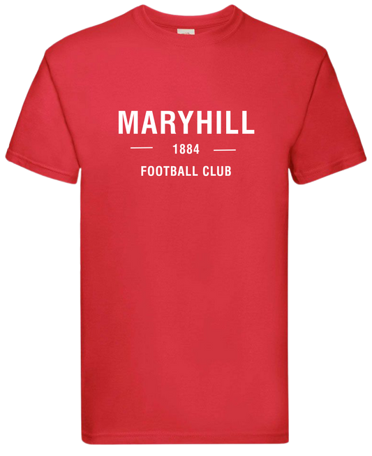 Maryhill FC 1884 Tee - Red